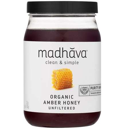 Madhava Madhava Organic Pure And Raw Honey 22 oz. Bottle, PK6 01220-6